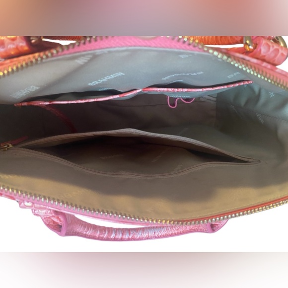 Brahmin Top Handle Satchel Bag with Removable Shoulder Strap - Picture 10 of 14